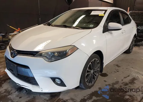 2015 Toyota Corolla Le из США, поврежденный, VIN 2T1BURHE7FC460000
